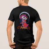 T-shirt En Tri-matière Dancing Skeleton Couple in Mexican Hats (Verso)