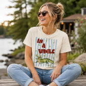 T-shirt En Tri-matière Dans un peu Crocodile