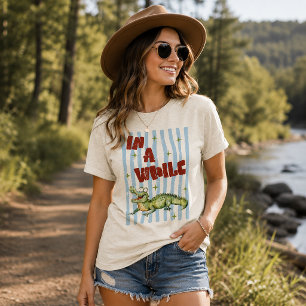 T-shirt En Tri-matière Dans un peu Crocodile