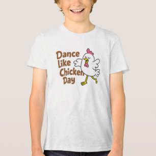 T-shirt En Tri-matière Danser Drôle Comme Le Poulet Jour Dessin