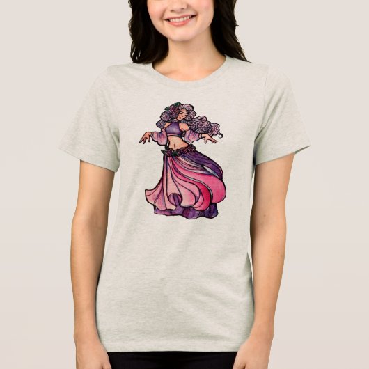 T-shirt En Tri-matière Danseuse du ventre déesse (Recto)