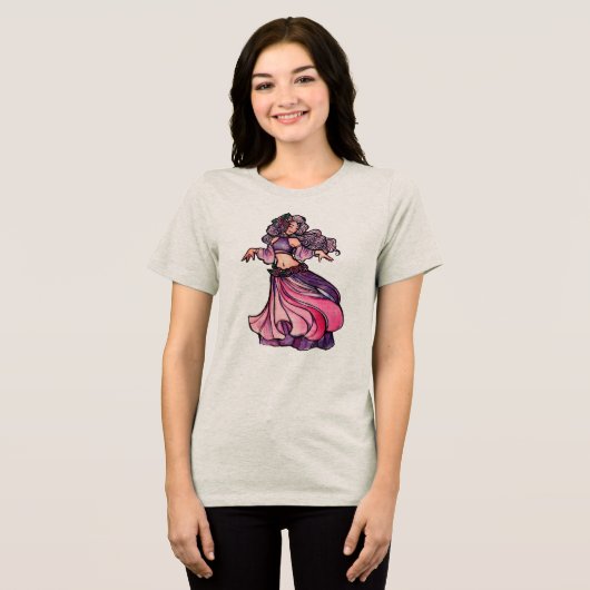 T-shirt En Tri-matière Danseuse du ventre déesse (Recto plein)