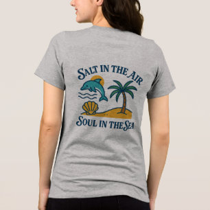 T-shirt En Tri-matière Dauphin de sel et d'âme