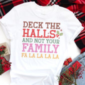 T-shirt En Tri-matière Deck Les Halls Drôle Noël de famille