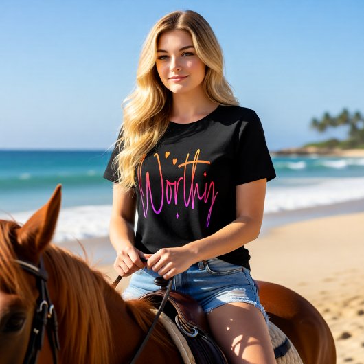 T-shirt En Tri-matière Déclaration chrétienne digne