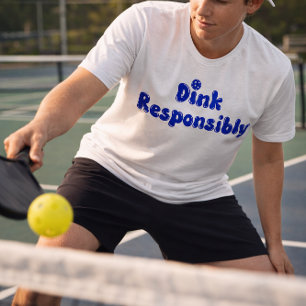 T-shirt En Tri-matière Dégommez Responsablement - Cadeau Drôle de Pickleb