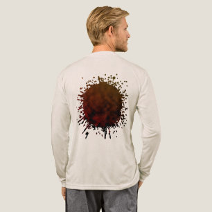 T-shirt En Tri-matière Dégradé Ambre