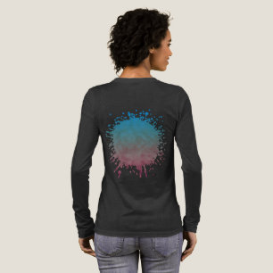 T-shirt En Tri-matière Dégradé Céleste