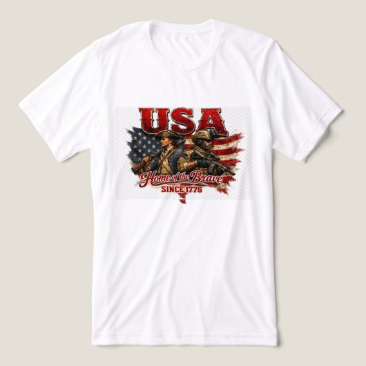 T-shirt En Tri-matière demeure des braves (Design Recto)