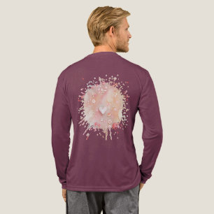 T-shirt En Tri-matière Dentelle et Lumière