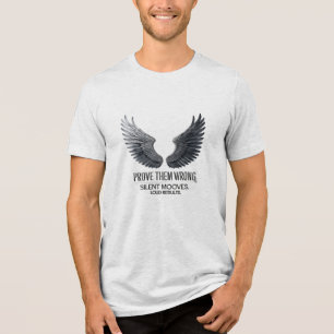 T-shirt En Tri-matière Déplacements silencieux, résultat fort   Tri-Blend