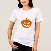 T-shirt En Tri-matière Déplaisant Cute Citrouille Halloween (Recto)