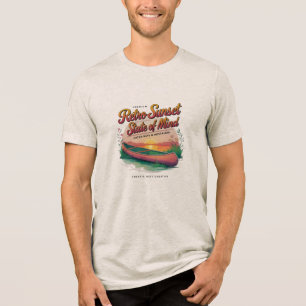 T-shirt En Tri-matière Dérive du coucher du soleil - État d'esprit rétro,