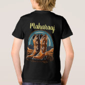 T-shirt En Tri-matière Des bottes occidentales au clair de lune (Verso)