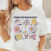 T-shirt En Tri-matière Des Choses Qui Me Rendent Heureux