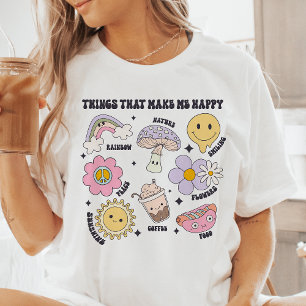 T-shirt En Tri-matière Des Choses Qui Me Rendent Heureux