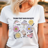 T-shirt En Tri-matière Des Choses Qui Me Rendent Heureux