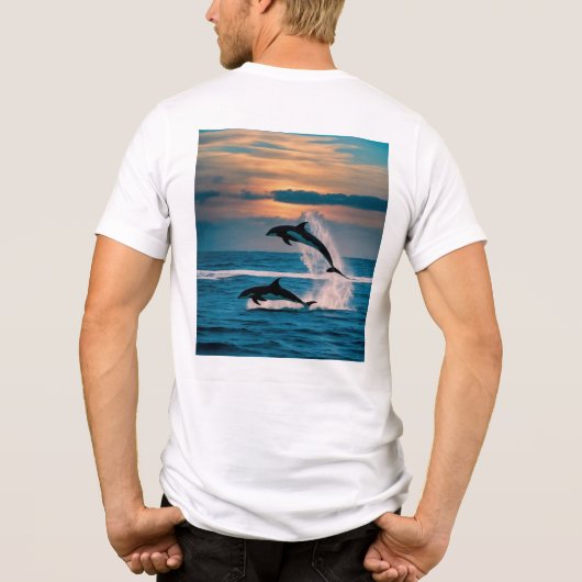 T-shirt En Tri-matière Desafío en el Azul Profundo (Verso)