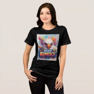 T-shirt En Tri-matière Design d'oiseau amusant et coloré « Tu es
