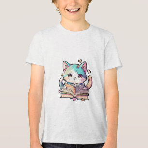 T-shirt En Tri-matière design pour chat mignon