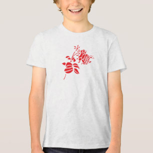 T-shirt En Tri-matière Design Rose élégant et stylisé