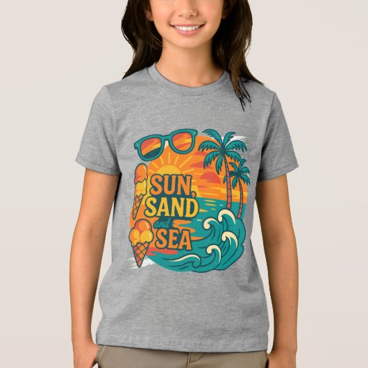 T-shirt En Tri-matière Design T-shirt (Recto)