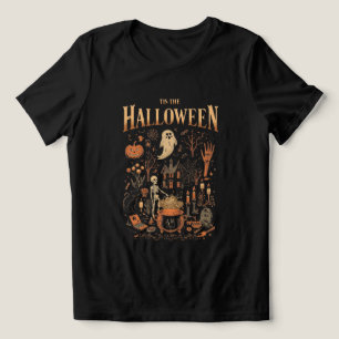 T-shirt En Tri-matière Design Vintage Halloween éffrayant - Fantôme, Citr