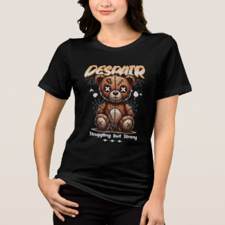 T-shirt En Tri-matière Despair Bear : Lutte mais forte 🧸 🕸️ 💔