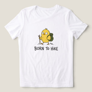 T-shirt En Tri-matière Dessin animé d'oiseau de randonnée drôle