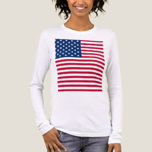T-shirt En Tri-matière Dessin de fierté de drapeau américain USA