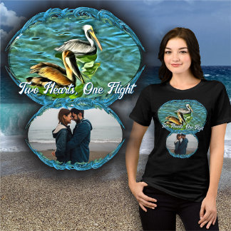 T-shirt En Tri-matière Deux cœurs, un vol 0329 