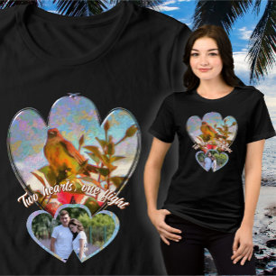 T-shirt En Tri-matière Deux cœurs, un vol 2338 
