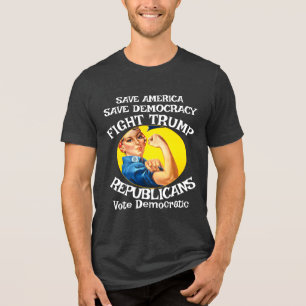 T-SHIRT EN TRI-MATIÈRE DHS FW FBI AVORTEMENT SANTÉ DES FEMMES ENFANT