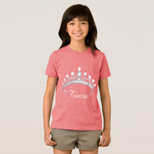 T-shirt En Tri-matière Diadème Argent Rose