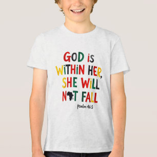 T-shirt En Tri-matière Dieu Est Dans Sa Citation Spirituelle De La Dizain
