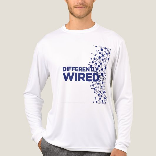 T-shirt En Tri-matière Différemment Câblé – Mois de la sensibilisation à (Recto)