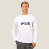 T-shirt En Tri-matière Différemment câblés – Mois de la sensibilisation à (Recto complet)