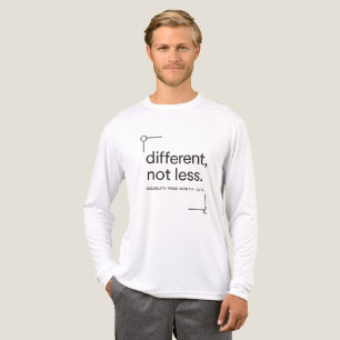 T-shirt En Tri-matière Différent, Pas Moins Fierté de Handicap Minimali