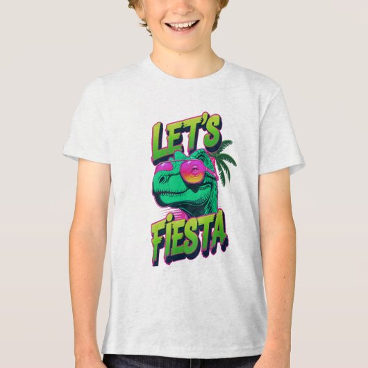 T-shirt En Tri-matière 🦖 Dino Fiesta Vibes Tee (Recto)