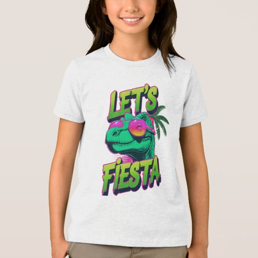 T-shirt En Tri-matière 🦖 Dino Fiesta Vibes Tee (Recto)