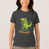 T-shirt En Tri-matière Dino Fun sautant (Recto)