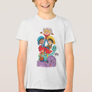T-shirt En Tri-matière Dino Ranch Friends