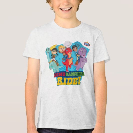 T-shirt En Tri-matière Dino Ranch | Les Ranchers Ride ! (Recto)