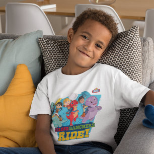 T-shirt En Tri-matière Dino Ranch   Les Ranchers Ride !