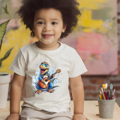 T-shirt En Tri-matière Dinosaure