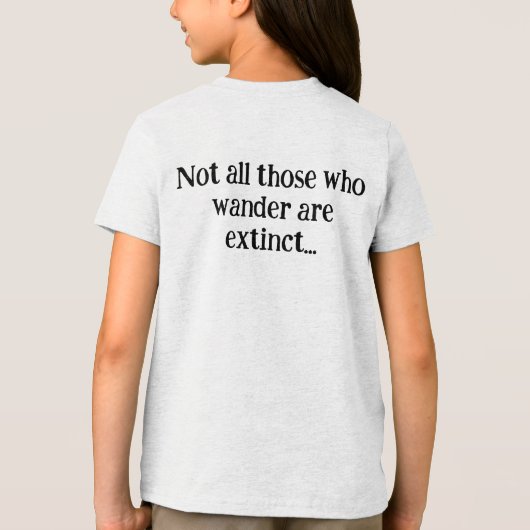 T-shirt En Tri-matière Dinosaure Teeth (Verso)