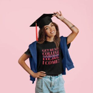 T-SHIRT  EN TRI-MATIÈRE DIPLÔMÉ DE HAUTE ÉCOLE - DEVENEZ PRÊT COLLÈGE