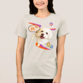 T-shirt En Tri-matière Dire simplement "Bonjour" (Recto)