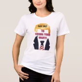 T-shirt En Tri-matière Dites Non À Perdre Vos Droits Trump T-Shirt (Recto)