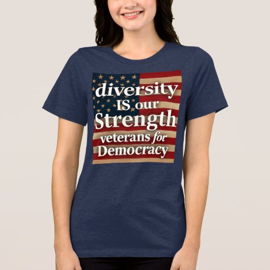 T-shirt En Tri-matière Diversity Is Our Strength (Recto)